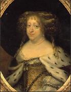 Abraham Wuchters Queen Sophie Amalie painted in oil on canvas